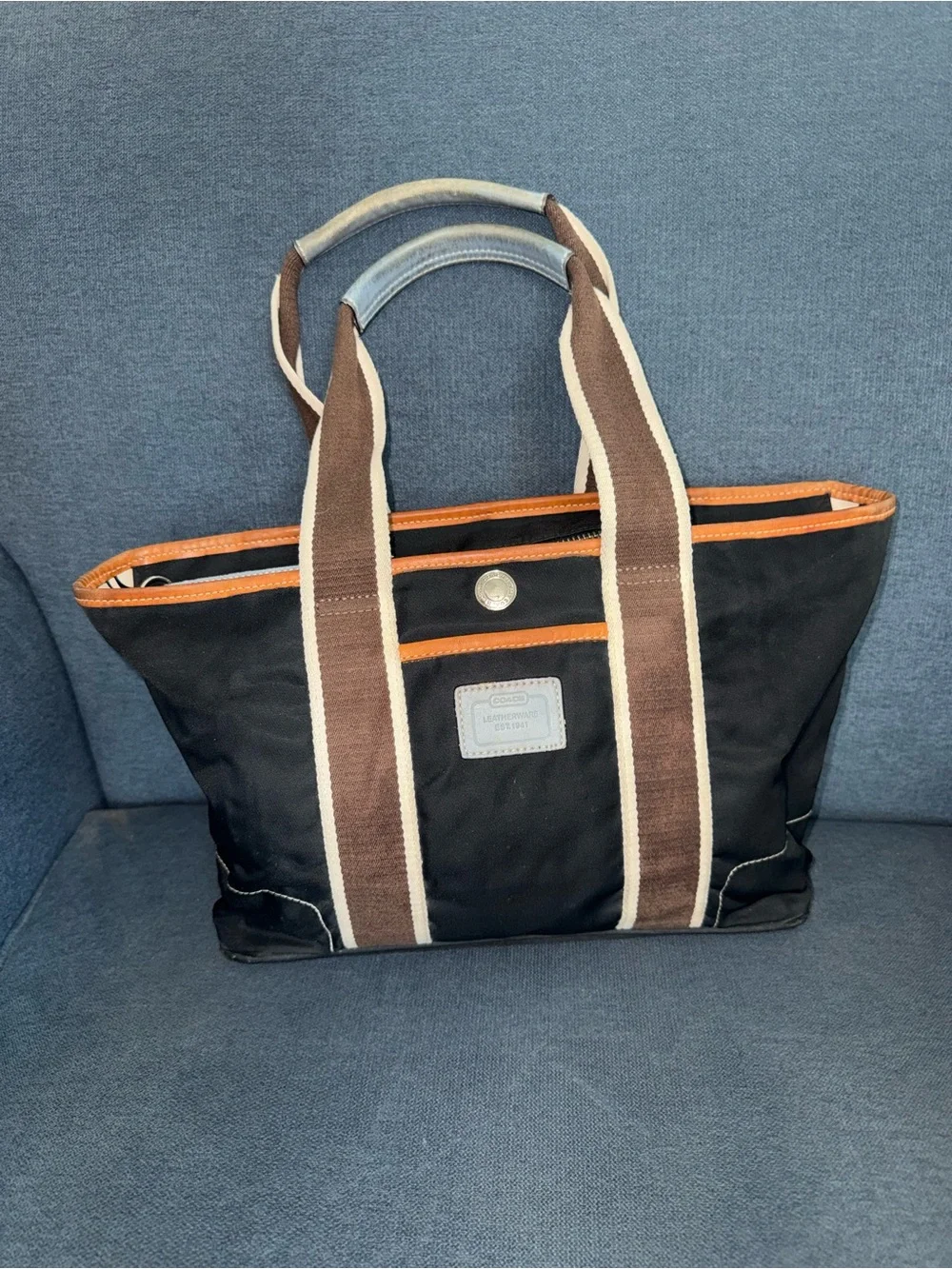 Coach Hampton nylon tote bag (Y2K)